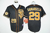 San Francisco Giants #29 Jeff Samardzija Black 2016 Cool Base Stitched Baseball Jersey,baseball caps,new era cap wholesale,wholesale hats